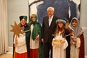 Ministerpräsident Horst Seehofer empfing Sternsinger aus fünf Gemeinden der Diozöse Passau am 30.12.2013 in der Staatskanzlei (gFoto: Martin Schmitz)